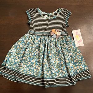 NWT Bonnie Jean Floral Dress
